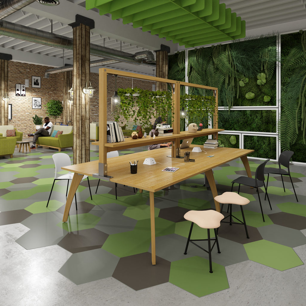 Enable Multi Purpose Worktables Social Spaces
